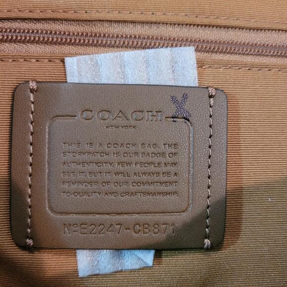 NWOT Coach Jordyn Backpack Signature Canvas/Leather CB871 - Picture 9 of 12